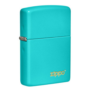 Zapalniczka Zippo Classic z logo Flat Turquoise