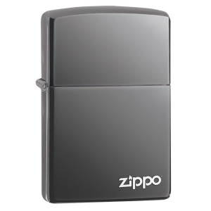 Zapalniczka Zippo Classic z logo Black Ice