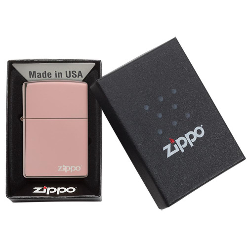 Zapalniczka Zippo Classic z logo Rose Gold ZIP60005213 (3)