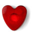 Migające światełko "serce" czerwony V6463-05  thumbnail