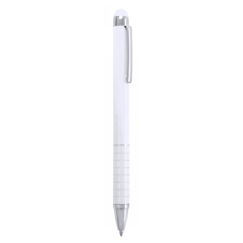 Długopis, touch pen biały V1657-02 