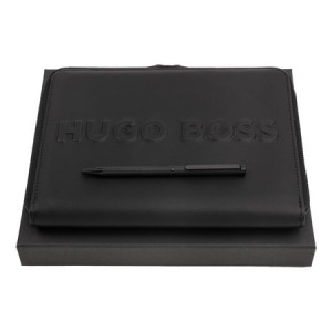 Zestaw upominkowy HUGO BOSS długopis i teczka A5 - HDM210A + HSM2764B