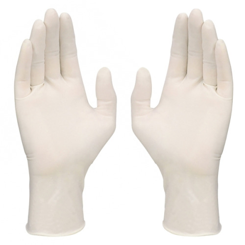 Rękawiczki lateksowe rozmiar M 100 szt. biały M5166306 (1)