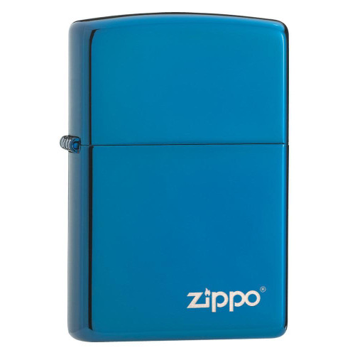 Zapalniczka Zippo Classic z logo Niebieski połysk ZIP60001579 