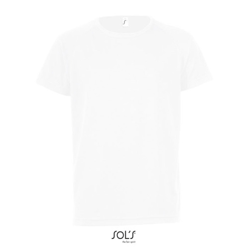 SPORTY Dziecięcy T-Shirt Biały S01166-WH-3XL 