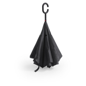 Odwracalny parasol czarny