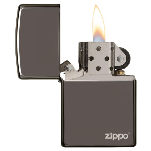 Zapalniczka Zippo Classic z logo Black Ice ZIP60001213 (2)