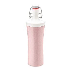 Butelka na wodę Plopp To Go Organic Pink Koziol Różowy