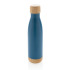 Butelka termiczna 700 ml, bambusowy element niebieski P436.795  thumbnail