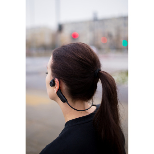 Kostne słuchawki bezprzewodowe | Jasmine czarny V1417-03 (1)
