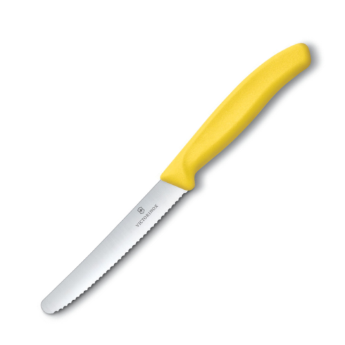 Nóż kuchenny z ząbkowanym ostrzem żółty 67836L11808 (1)