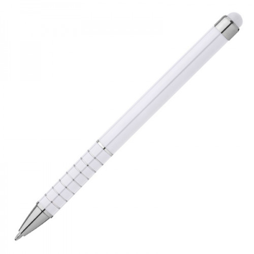 Długopis metalowy touch pen LUEBO biały 041806 (4)